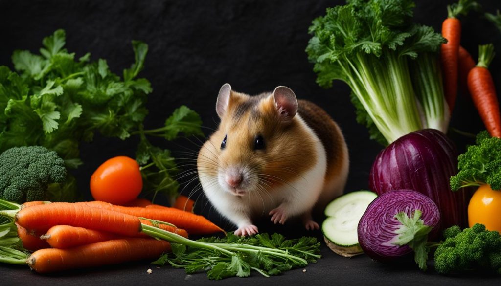 safe vegetables for hamsters