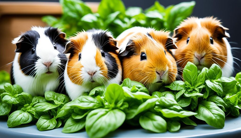 safety of feeding basil to guinea pigs
