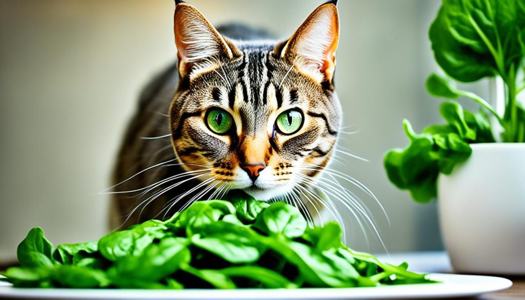 spinach for cats